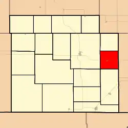 Location in Barber County