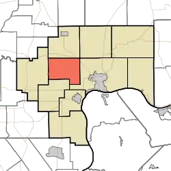 Location in Jefferson County