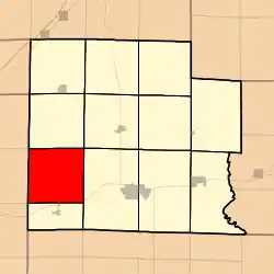 Location in Clay County