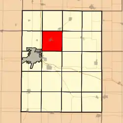 Location in Knox County