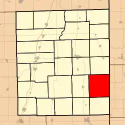 Location in Iroquois County