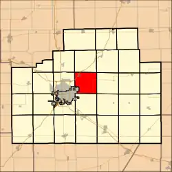 Location in McLean County