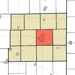 Location in Jay County