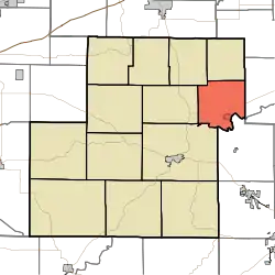 Location in Owen County