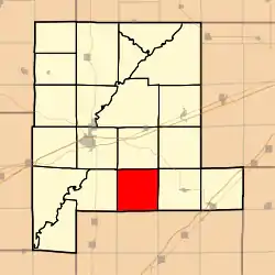 Location in Fayette County