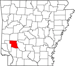 State map highlighting Pike County