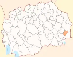 Location of Bosilovo Municipality