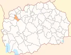 Location of Municipality of Brvenica