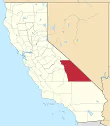 Location in the state of California