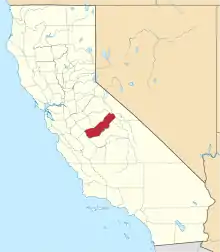 Location in the state of California