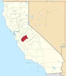 Location in the state of California