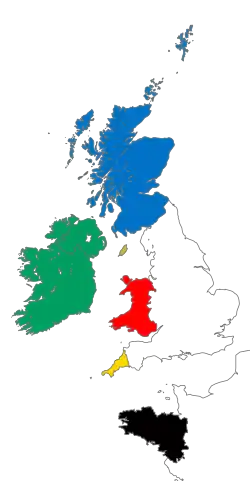 Celtic League's Celtic nations