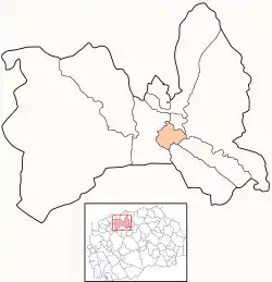 Location of Municipality of Centar