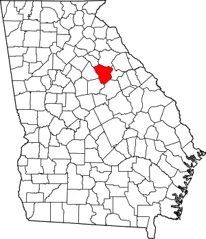 State map highlighting Greene County