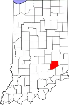 State map highlighting Decatur County