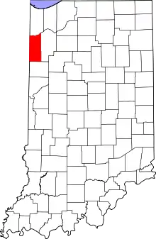 Location in the state of Indiana