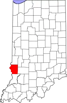 State map highlighting Sullivan County