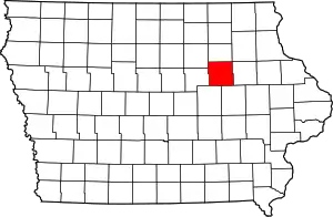 Black Hawk County map