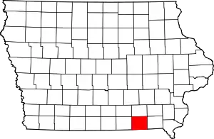 State map highlighting Davis County