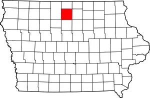 Hancock County map