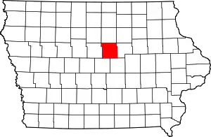 Hardin County map