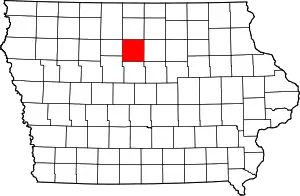 Wright County map