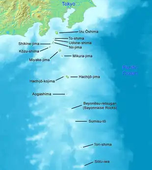 Image 77Izu Islands south of Tokyo (from Geography of Japan)