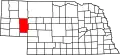 State map highlighting Garden County