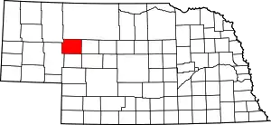 State map highlighting Grant County