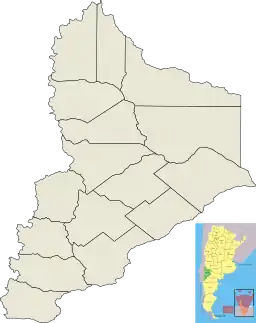 Añelo is located in Neuquén Province