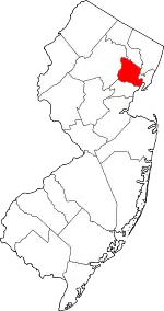 A county in the northeast part of the state. It is one of the smallest.