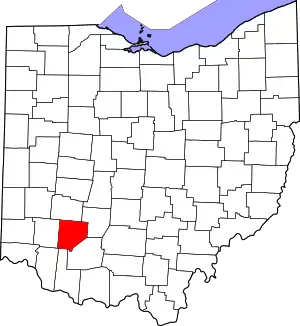 State map highlighting Clinton County