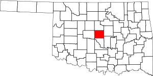 Oklahoma County map