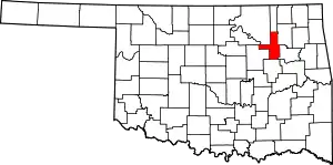 Tulsa County map