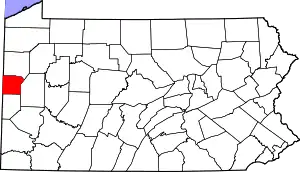 Lawrence County map