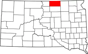 State map highlighting McPherson County