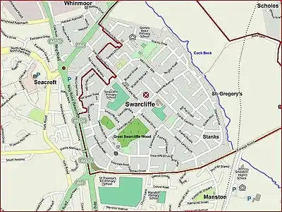 Boundary Map of Swarcliffe