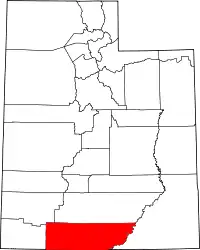 State map highlighting Kane County