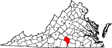 State map highlighting Charlotte County