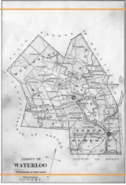 County map of 1883.