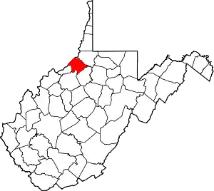 State map highlighting Tyler County