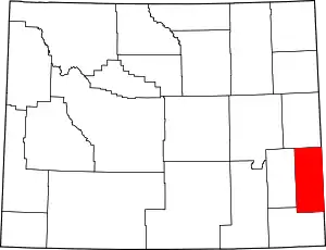 Goshen County map