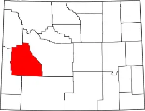 Sublette County map