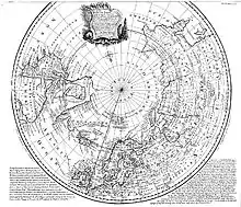 Image 53Emanuel Bowen's 1780s map of the Arctic features a "Northern Ocean". (from Arctic Ocean)