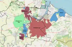 Built-up area's sub divisions