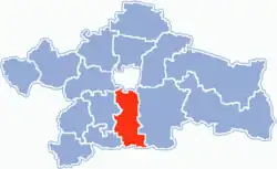 Location within Białystok County