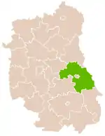 Location within the voivodeship