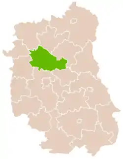 Location within the voivodeship