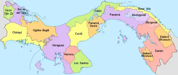 Image 9A map of Panama