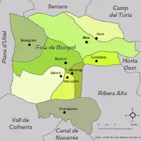 Municipalities of Hoya de Buñol